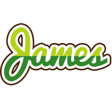 James golfing logo