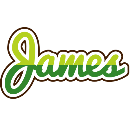 James golfing logo