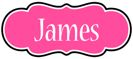 James invitation logo