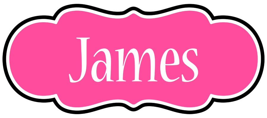 James invitation logo