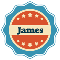 James labels logo