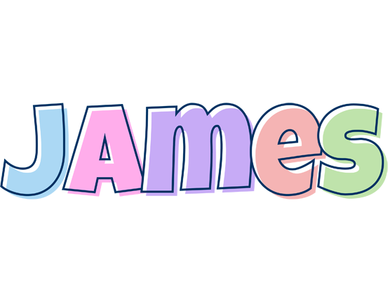 James pastel logo