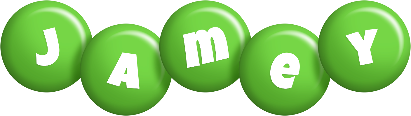 Jamey candy-green logo