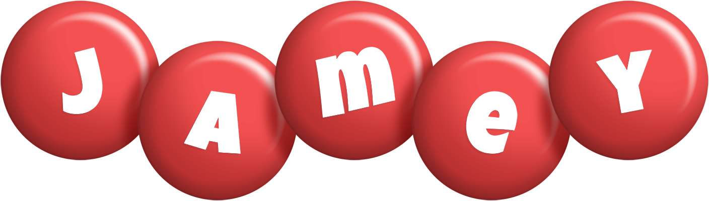 Jamey candy-red logo