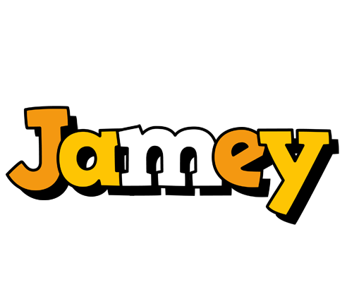 Jamey cartoon logo