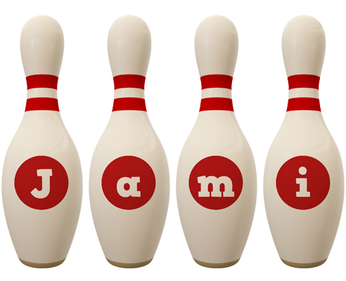 Jami bowling-pin logo