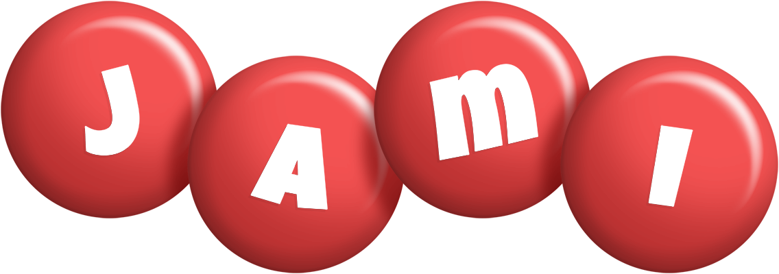 Jami candy-red logo