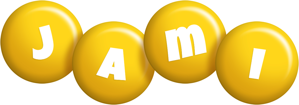 Jami candy-yellow logo