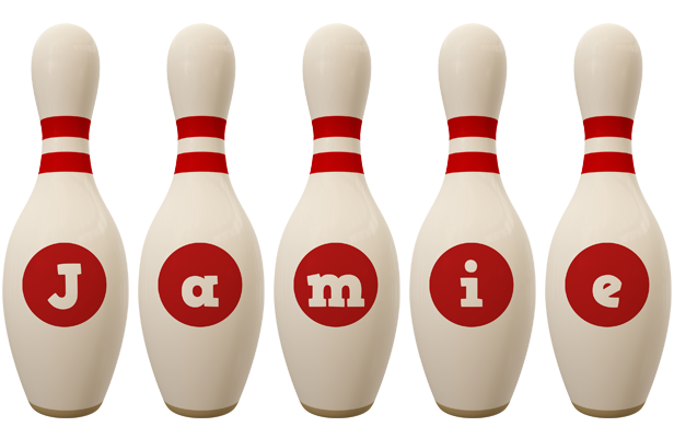 Jamie bowling-pin logo