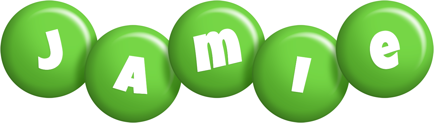 Jamie candy-green logo