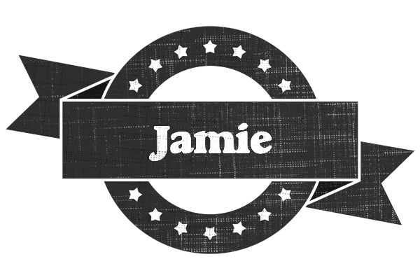 Jamie grunge logo