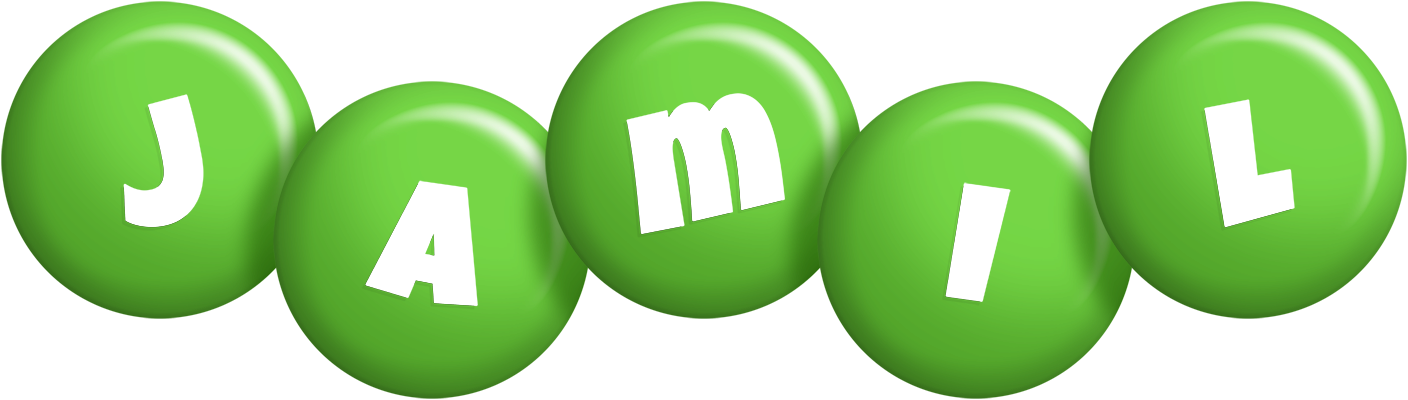 Jamil candy-green logo