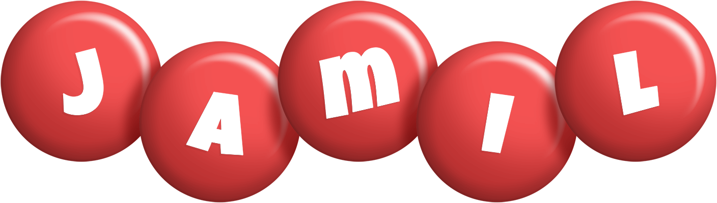 Jamil candy-red logo