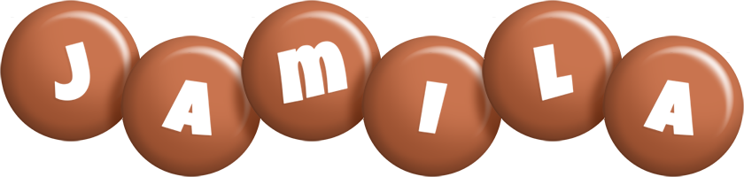 Jamila candy-brown logo