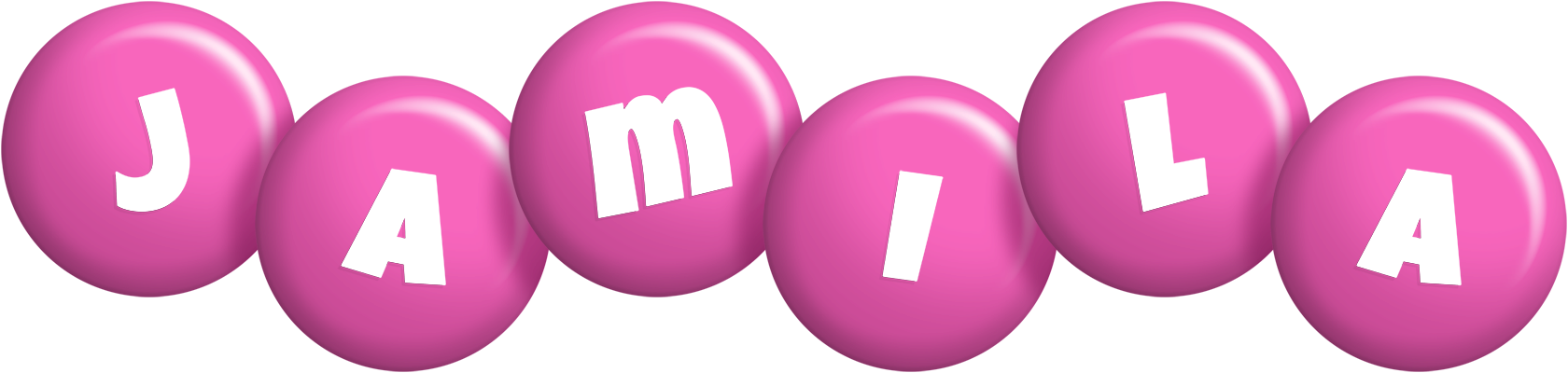 Jamila candy-pink logo