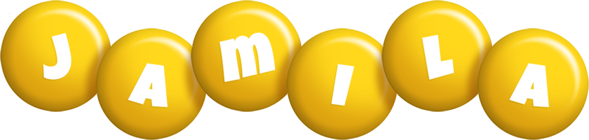 Jamila candy-yellow logo