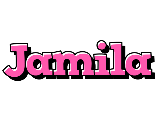 Jamila girlish logo