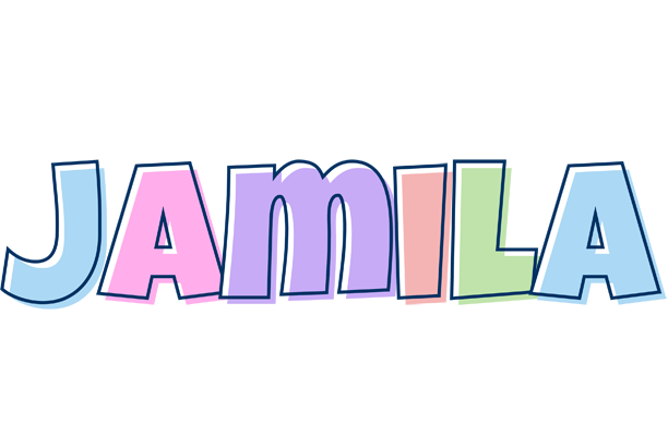Jamila pastel logo