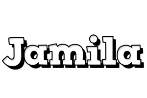 Jamila snowing logo