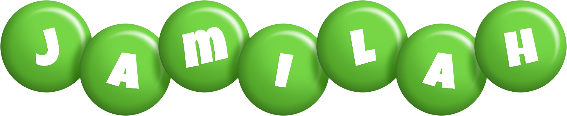 Jamilah candy-green logo