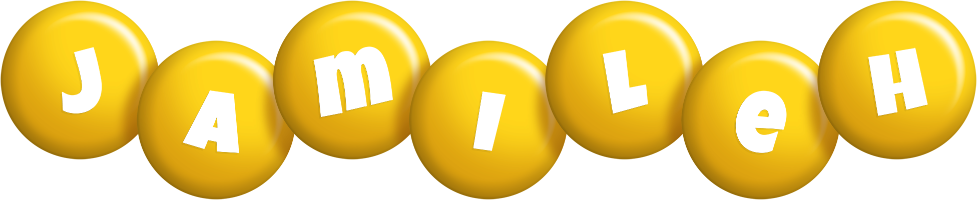 Jamileh candy-yellow logo