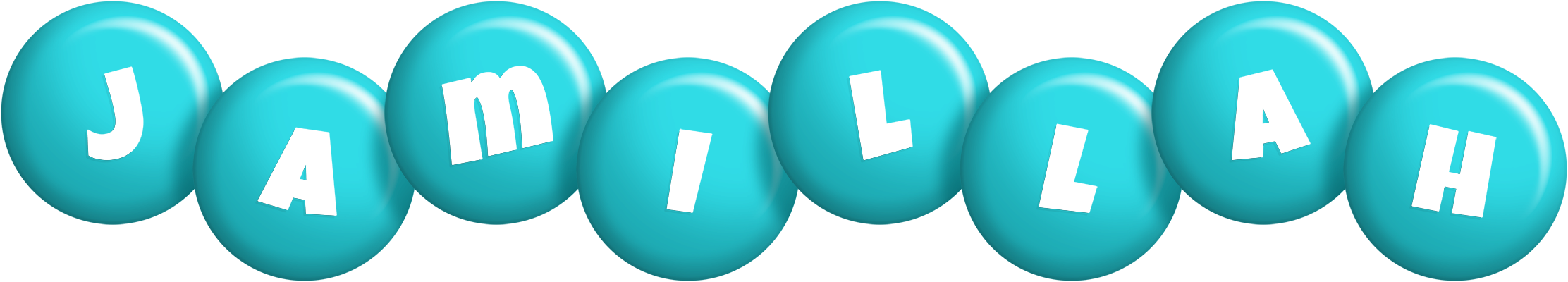 Jamillah candy-azur logo