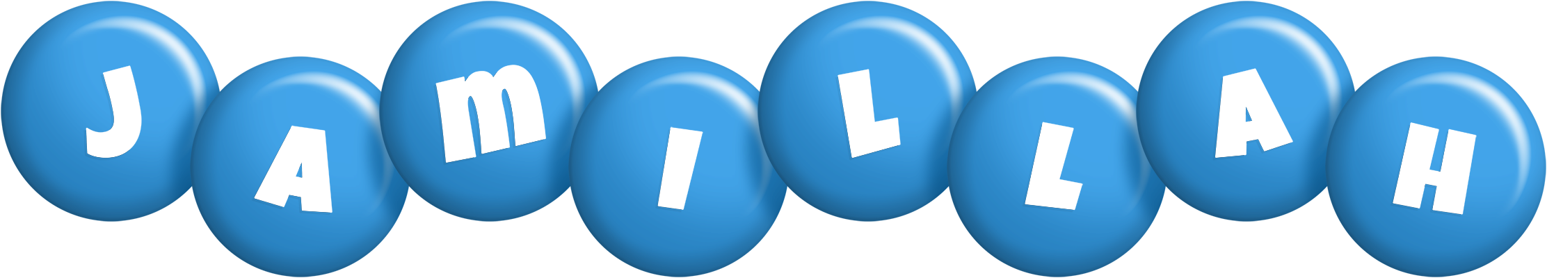 Jamillah candy-blue logo
