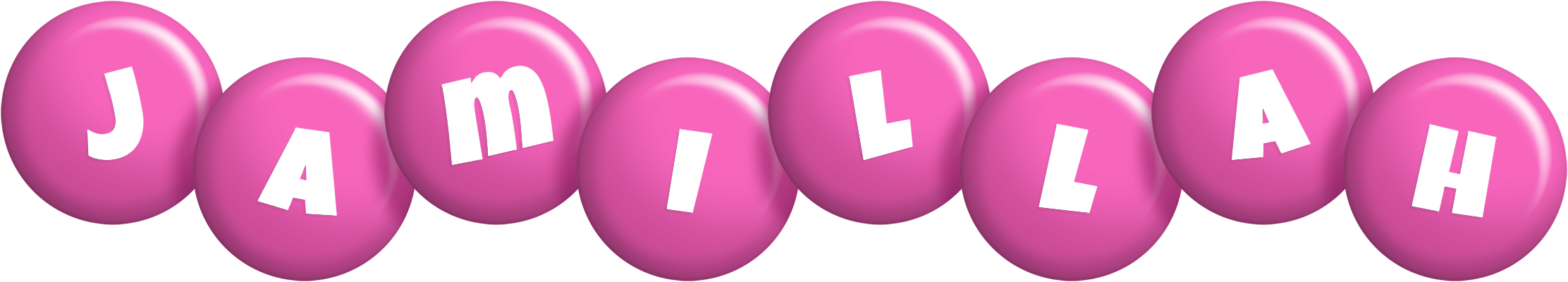 Jamillah candy-pink logo