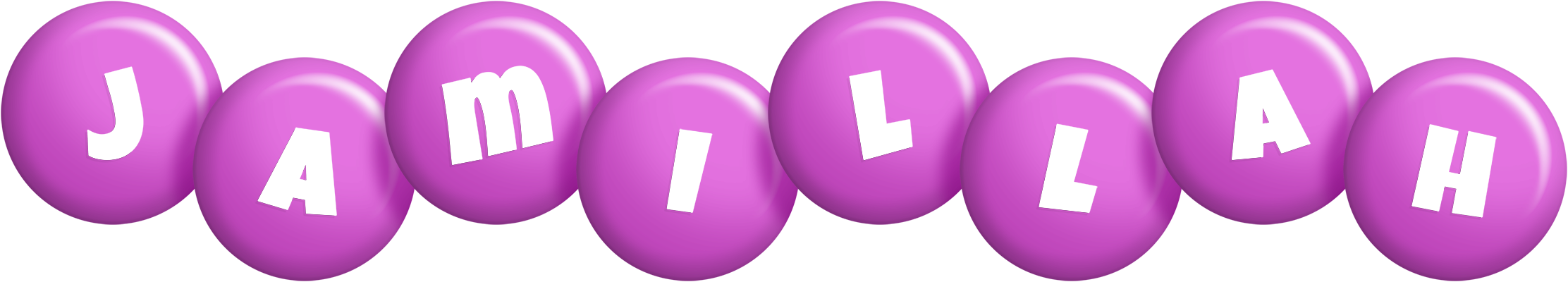 Jamillah candy-purple logo