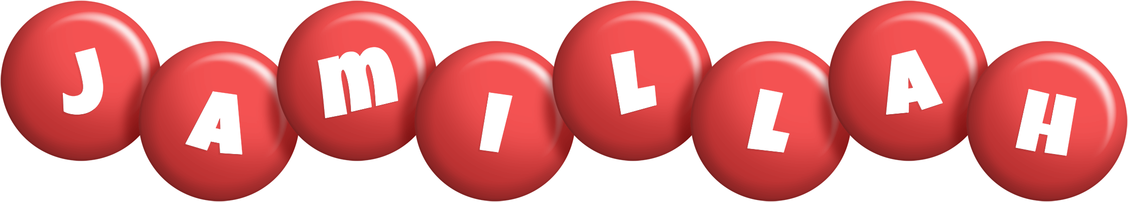 Jamillah candy-red logo