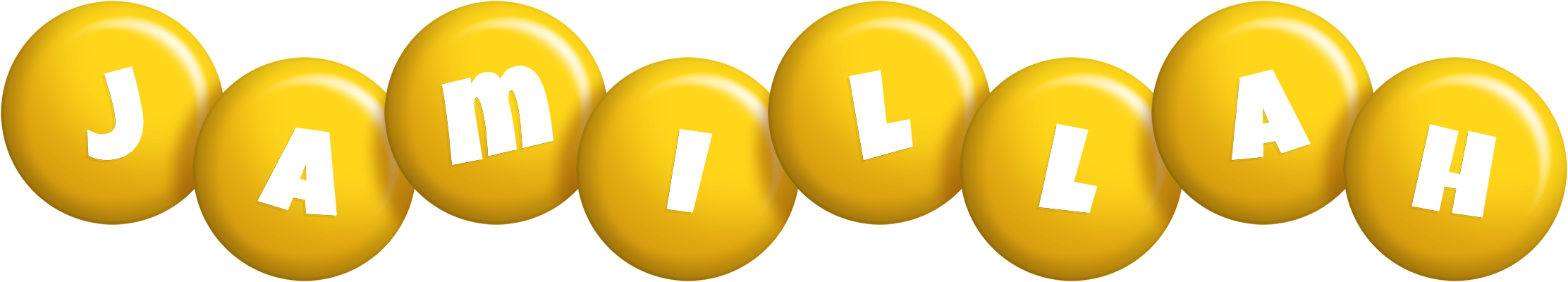 Jamillah candy-yellow logo