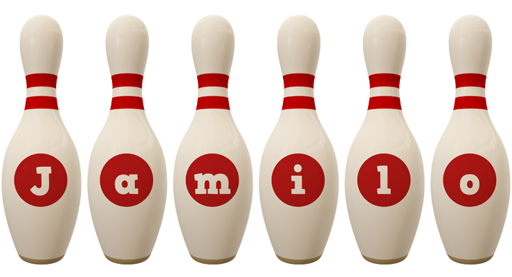 Jamilo bowling-pin logo