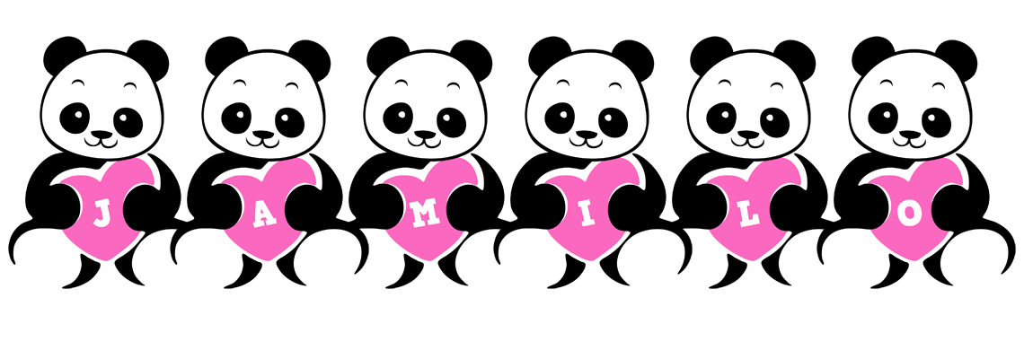 Jamilo love-panda logo