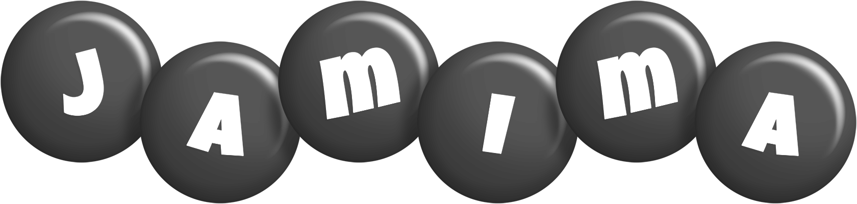 Jamima candy-black logo