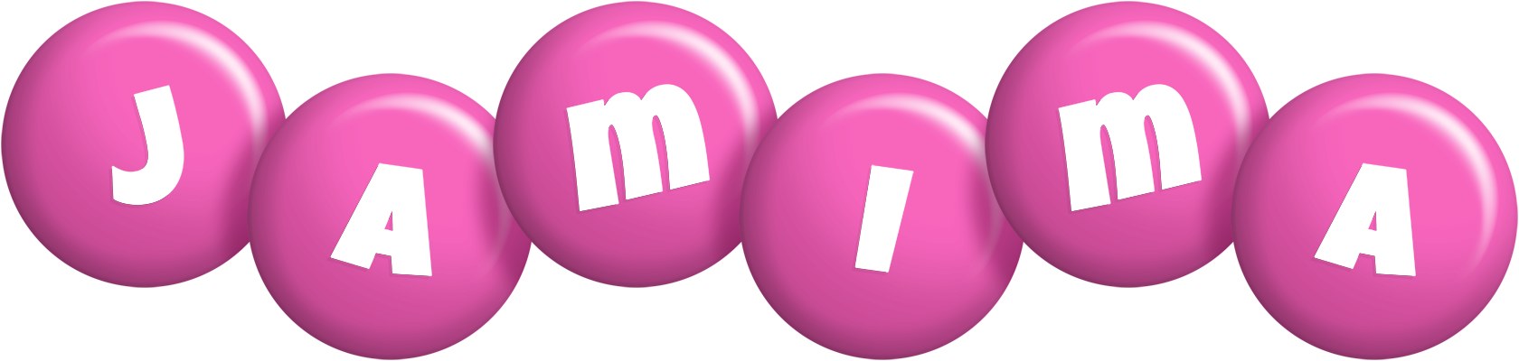 Jamima candy-pink logo