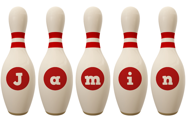 Jamin bowling-pin logo