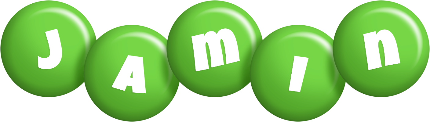 Jamin candy-green logo