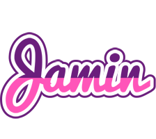 Jamin cheerful logo
