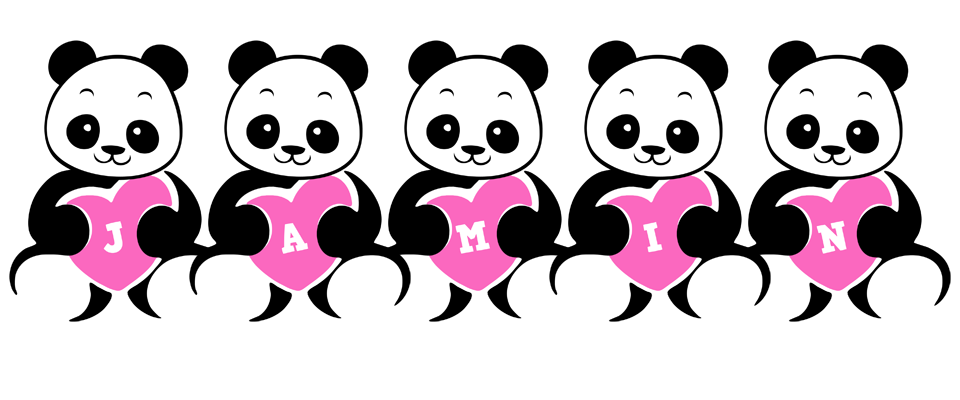 Jamin love-panda logo