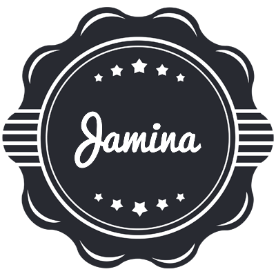 Jamina badge logo