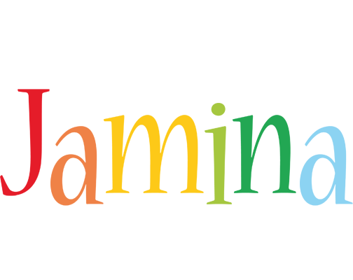 Jamina birthday logo