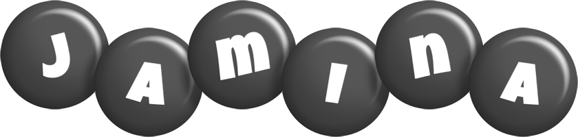 Jamina candy-black logo