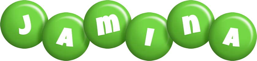Jamina candy-green logo
