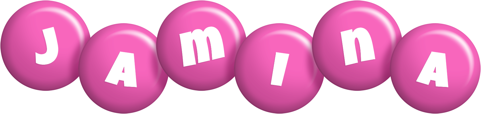 Jamina candy-pink logo