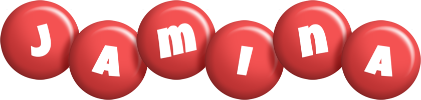 Jamina candy-red logo