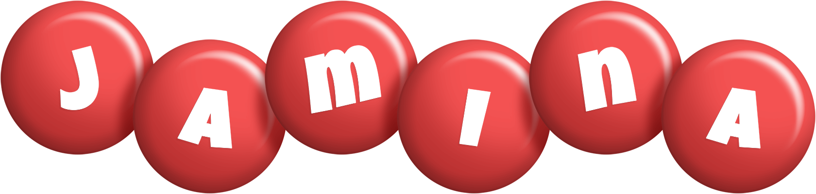 Jamina candy-red logo