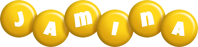 Jamina candy-yellow logo