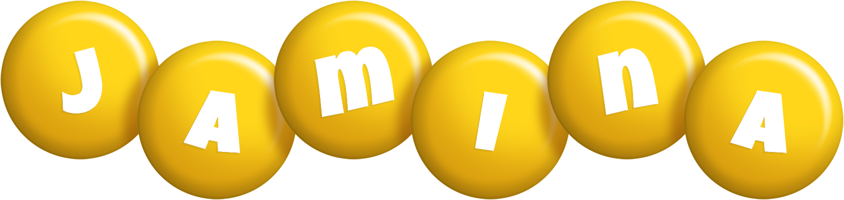Jamina candy-yellow logo