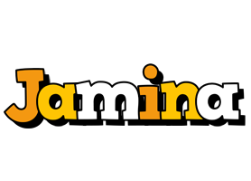 Jamina cartoon logo