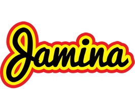 Jamina flaming logo